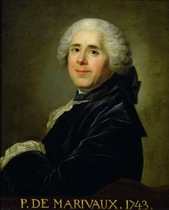 Portrét Pierra Carleta de Chamblain de Marivaux (1688-1763) 1743